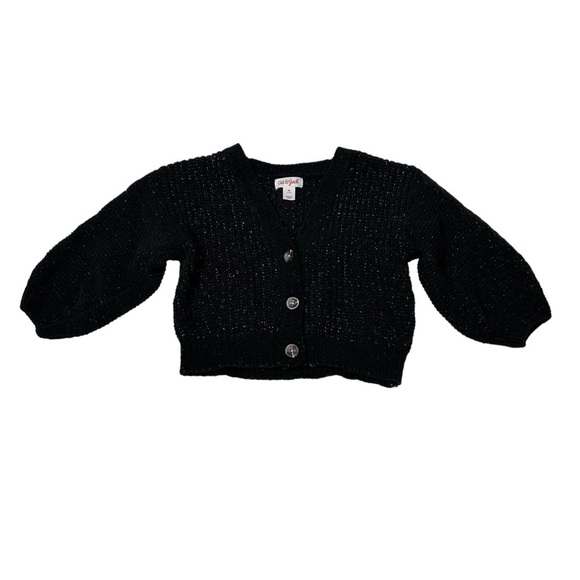 Toddler Girl 2T Sweater Bundle Lot Black Leopard Pink Soft Knit - Picture 5 of 16